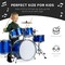 Best Choice Products 5-Piece Kids Beginner Junior Drum Set, Percussion Instrument Starter Kit w/ Stool